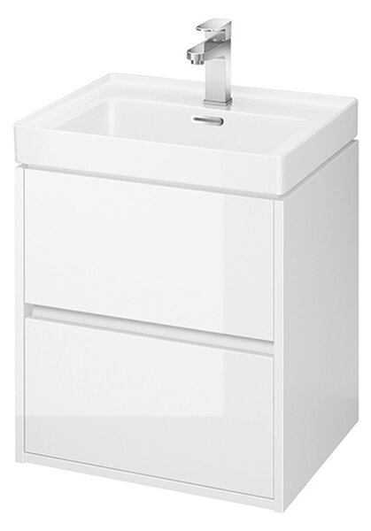 Cersanit - Crea skrinka pod umývadlo 50cm, biela lesklá, S924-002