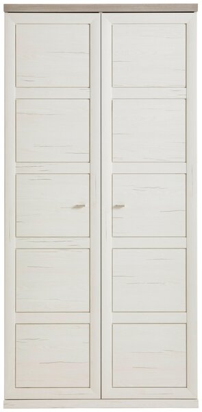 KANCELÁRSKA SKRIŇA, sivá, biela, 100,8/209,2/43 cm Hom`in - Kancelárske regály