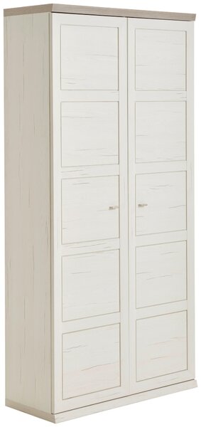KANCELÁRSKA SKRIŇA, sivá, biela, 100,8/209,2/43 cm Hom`in - Kancelárske regály