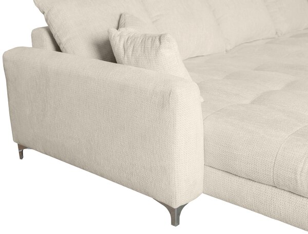 ROHOVÁ SEDAČKA, textil, sivobéžová Carryhome - Sedačky