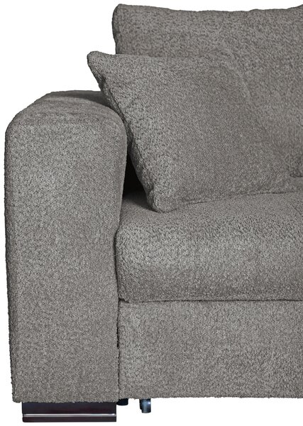 ROHOVÁ SEDAČKA, textil, sivá Carryhome - Sedačky
