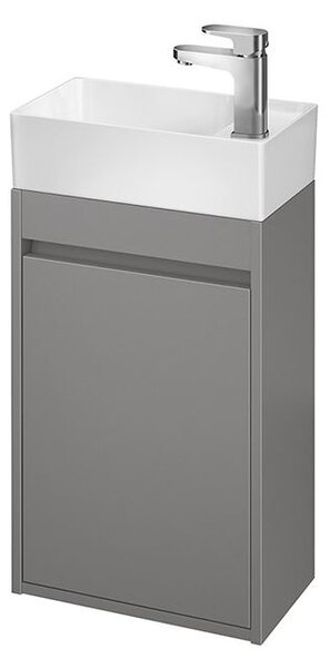 Cersanit Crea, skrinka pod umývadlo 40cm, šedá matná, S924-014