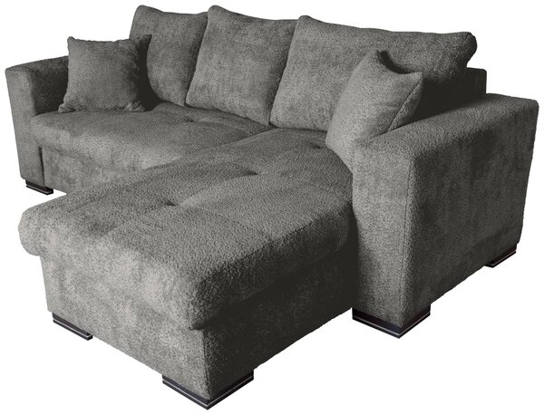 ROHOVÁ SEDAČKA, textil, sivá Carryhome - Sedačky