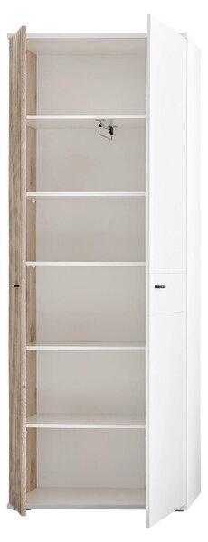 PREDSIEŇOVÁ SKRIŇA, biela, farba duba, 75/198/37 cm Voleo - Skrine