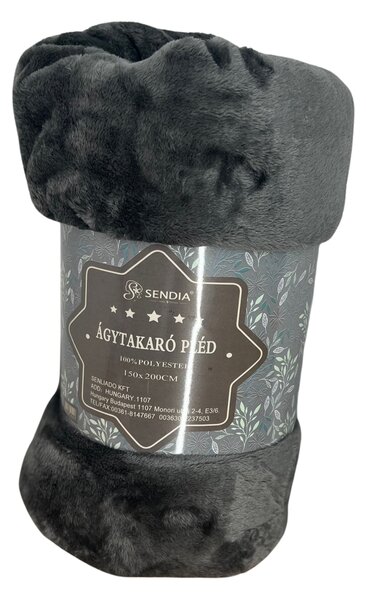Sendia Textil Deka Jednofarebná Tmavosivá