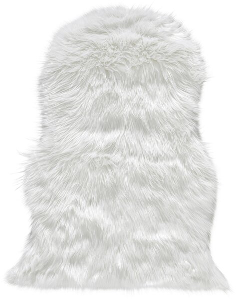 UMELÁ KOŽUŠINA, 60/90 cm, biela Boxxx - Koberce