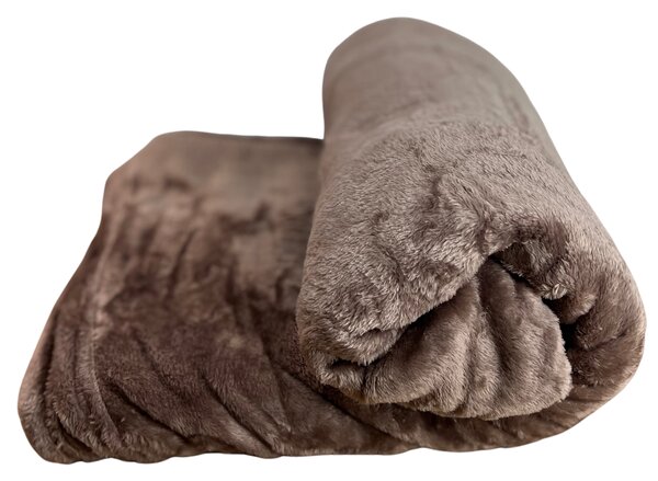 Sendia Textil Deka Jednofarebná Šedohnedá