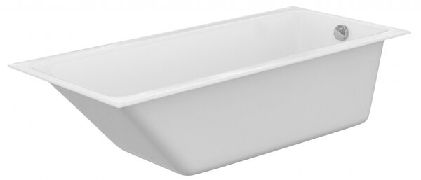 Cersanit Crea Slim akrylátová vaňa 180x80cm + nožičky, biela, S301-227