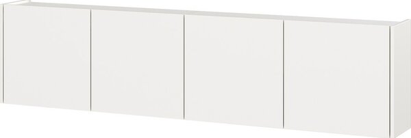 Biely TV stolík 183x45 cm Piana – Germania