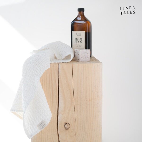 Biele uteráky a osušky v súprave 3 ks Honeycomb - Linen Tales
