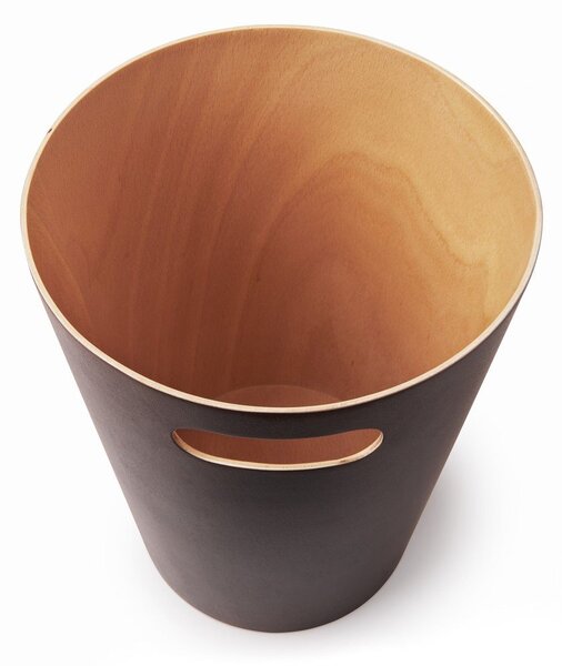 Hnedý kancelársky odpadkový kôš 7,5 l Woodrow – Umbra