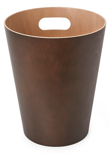 Hnedý kancelársky odpadkový kôš 7,5 l Woodrow – Umbra