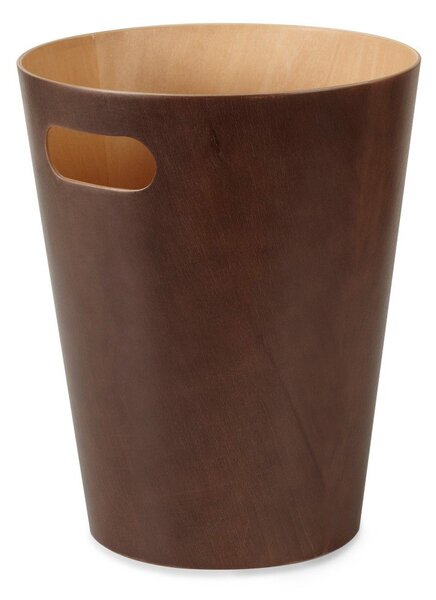 Hnedý kancelársky odpadkový kôš 7,5 l Woodrow – Umbra
