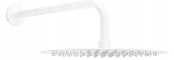 Mexen ARM set, podomietkové rameno + sprchová hlavica 30cm, biela, 79230-20 + 79211-20