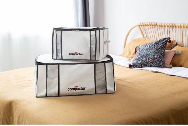 Vákuový/vystužený látkový úložný box na oblečenie 42x25x25 cm Life – Compactor