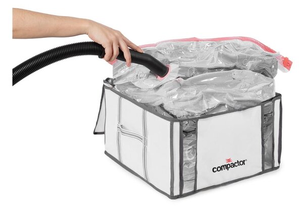 Vákuový/vystužený látkový úložný box na oblečenie 42x25x25 cm Life – Compactor