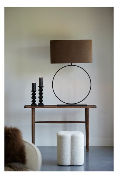 Hnedý konzolový stolík z masívu akácie 30x120 cm Qiano – Light & Living