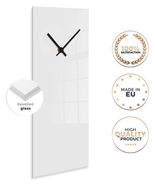 Nástenné hodiny Styler Glassclock Concrete, 20 × 60 cm