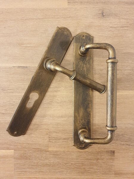 GALBUSERA Kovaná kľučka model 1899 - spätná pružina, PZ, 72 mm, antická čierna