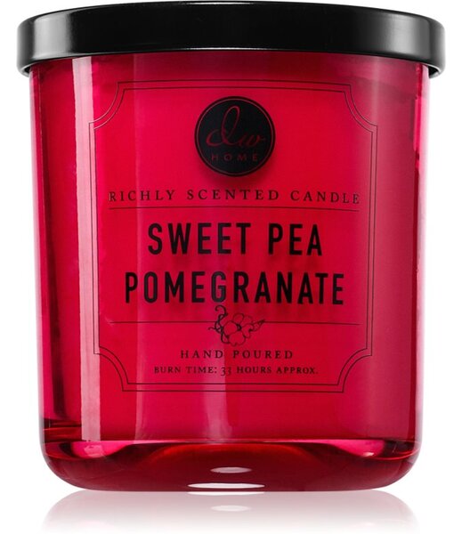 DW Home Signature Sweet Pea Pomegranate vonná sviečka 275 g