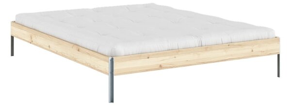 Dvojlôžková posteľ z borovicového dreva s roštom v prírodnej farbe 160x200 cm Core – Karup Design