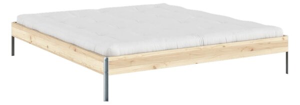 Dvojlôžková posteľ z borovicového dreva s roštom v prírodnej farbe 180x200 cm Core – Karup Design