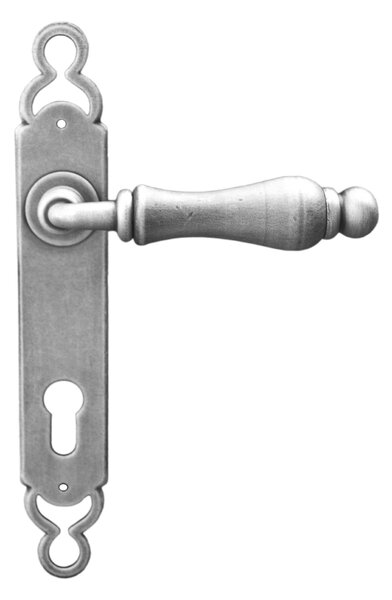 GALBUSERA Kovaná kľučka model 2500 - PZ, 90 mm, červeno-hnedá corten