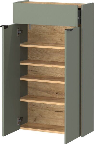 Šalviová zelená skrinka 56x97x22 cm Ameca – Germania