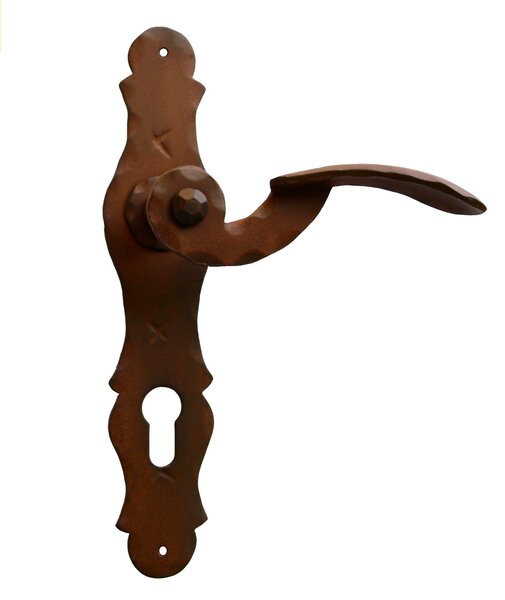 GALBUSERA Kovaná kľučka model 1093 - PZ, 72 mm, antická čierna
