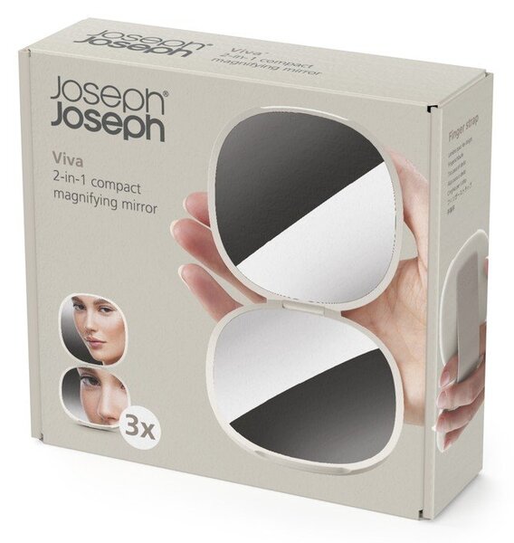 Kozmetické zrkadlo ø 8 cm Viva 2in1 – Joseph Joseph