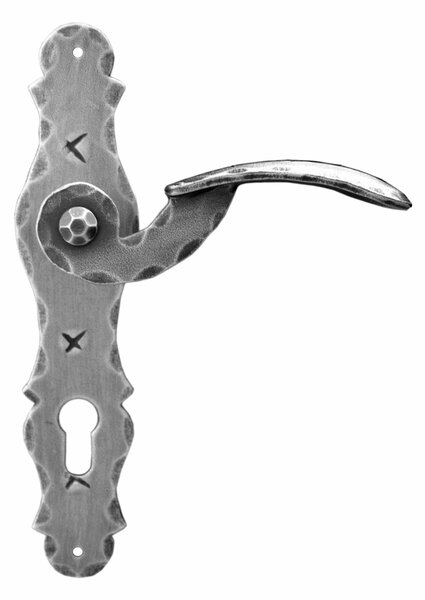 GALBUSERA Kovaná kľučka model 1093 - PZ, 72 mm, antická čierna