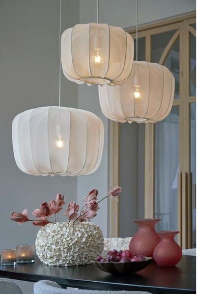 Krémové stropné svietidlo ø 50 cm Plumeria - Light & Living
