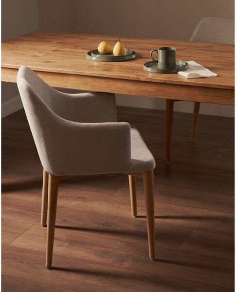 Rozkladací jedálenský stôl Kave Home, 120 x 75 cm