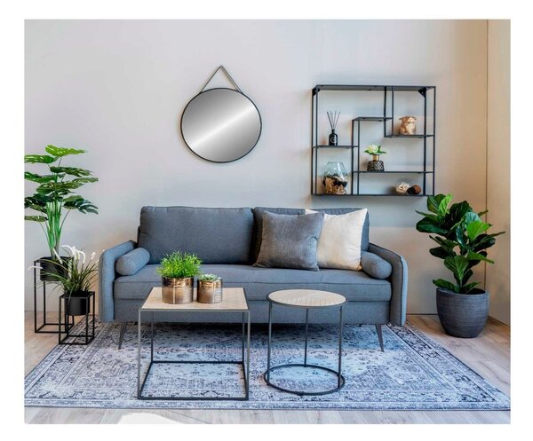Súprava 2 čiernych kovových kvetináčov House Nordic Marla