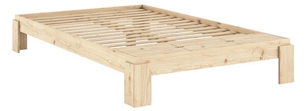 Dvojlôžková posteľ z borovicového dreva s roštom v prírodnej farbe 140x200 cm Layers – Karup Design
