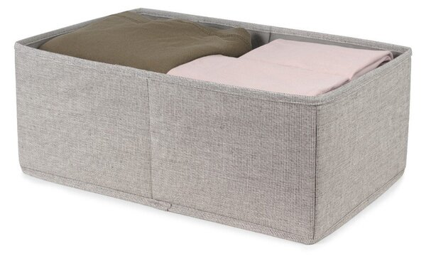 Sivý úložný box Compactor Oxford, 42 x 26 cm