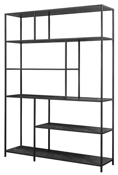 Dizajnový regál Maille 185 x 135 cm vzor mramor čierny - Skladom na SK
