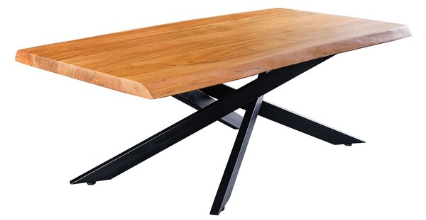 Dizajnový konferenčný stolík Massive 110 cm akácia