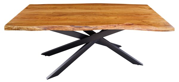 Dizajnový jedálenský stôl Massive II 200 cm akácia doska 60mm