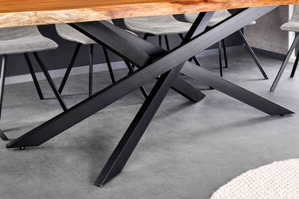 Dizajnový jedálenský stôl Massive II 200 cm akácia doska 60mm