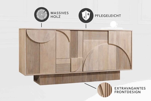 Dizajnová komoda Movement 170 cm mango