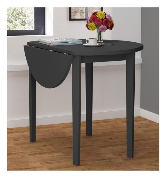 Biely skladací jedálenský stôl Støraa Trento Quer, ⌀ 92 cm