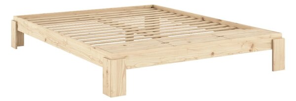 Dvojlôžková posteľ z borovicového dreva s roštom v prírodnej farbe 180x200 cm Layers – Karup Design