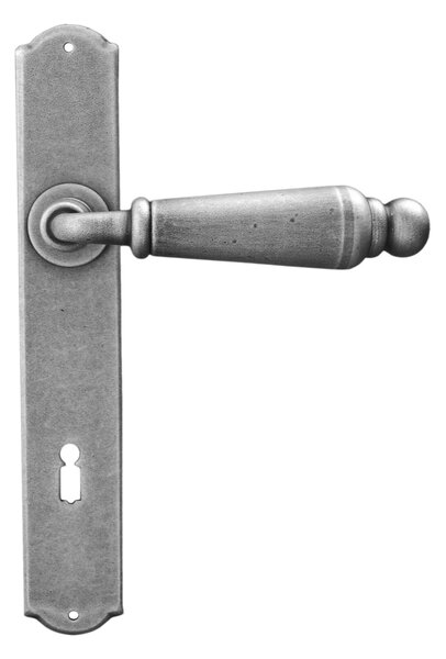 GALBUSERA Kovaná kľučka model 2400 - PZ, 90 mm, mangánovo šedá