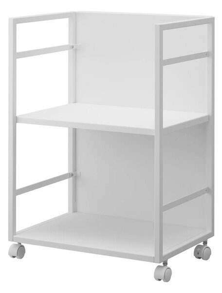 Biely kovový pojazdný regál 42x60 cm Tower – YAMAZAKI