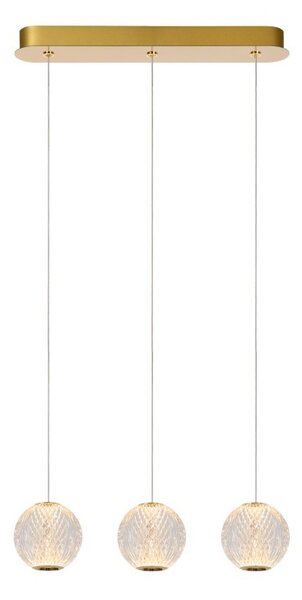 Lucide L134991260 LED závesné stropné svietidlo CINTRA | 3x4,7W integrovaný LED zdroj | 3x283lm | 2700K