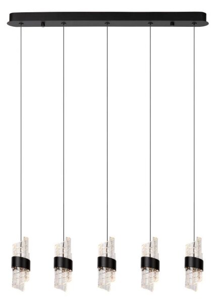 Lucide L134963530 LED závesné stropné svietidlo KLIGANDE | 5x7,8W integrovaný LED zdroj | 5x620lm | 2700K