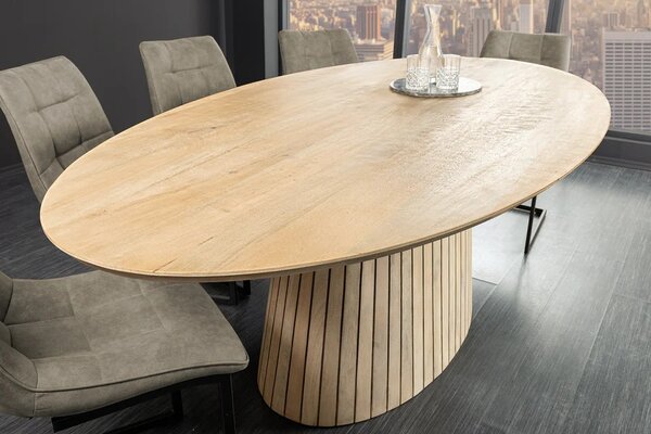 Oválny jedálenský stôl Movement 220 cm mango