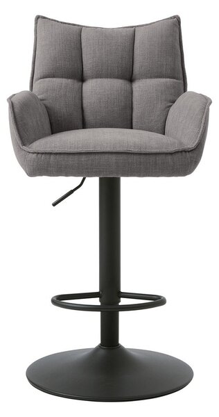 Sivé barové stoličky s nastaviteľnou výškou v súprave 2 ks Marilla – Unique Furniture