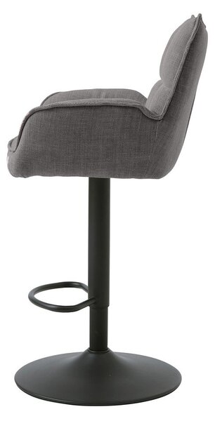 Sivé barové stoličky s nastaviteľnou výškou v súprave 2 ks Marilla – Unique Furniture